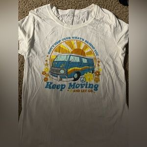 Wound up, size XXL, white graphic t shirt